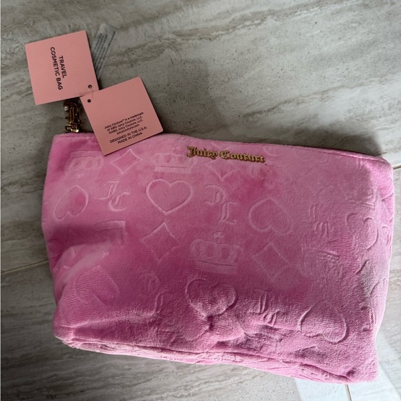 Juicy Couture Handbags - Juicy Couture Pink Cosmetic Bag